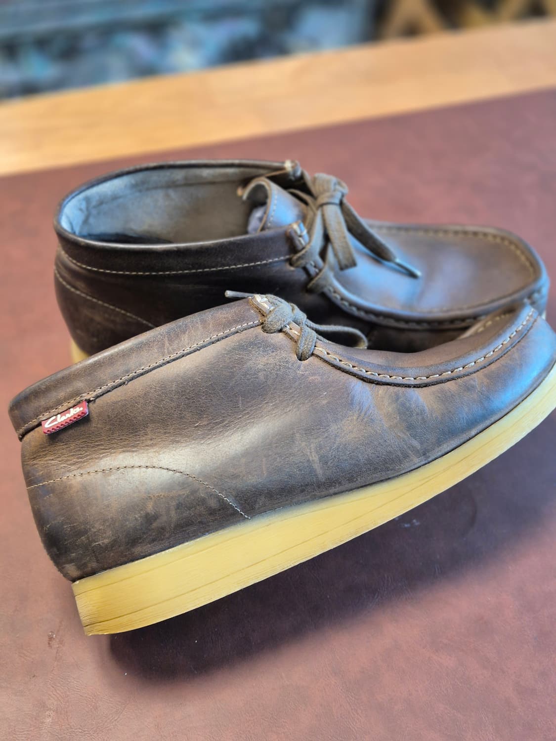 270-275(US9.5)클락스 샤크레 왈나비 부츠 상품이미지9