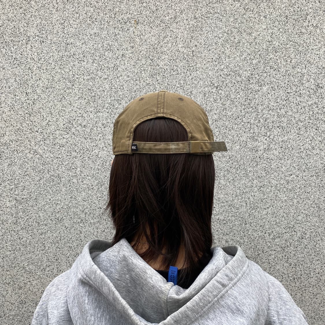 SEAC 로고 빈티지 카키 볼캡 상품이미지5