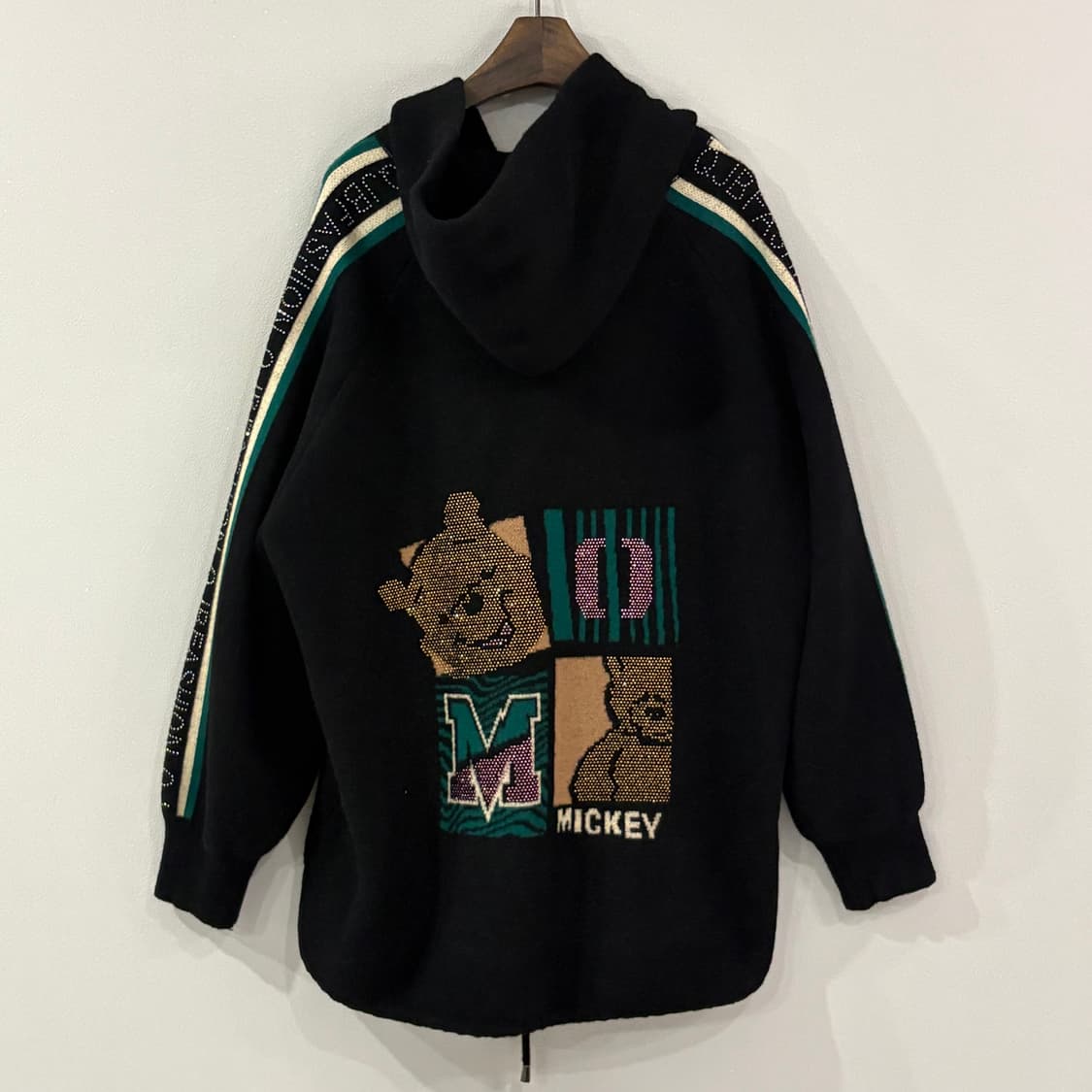 미키 후드집업 블랙 상품이미지5