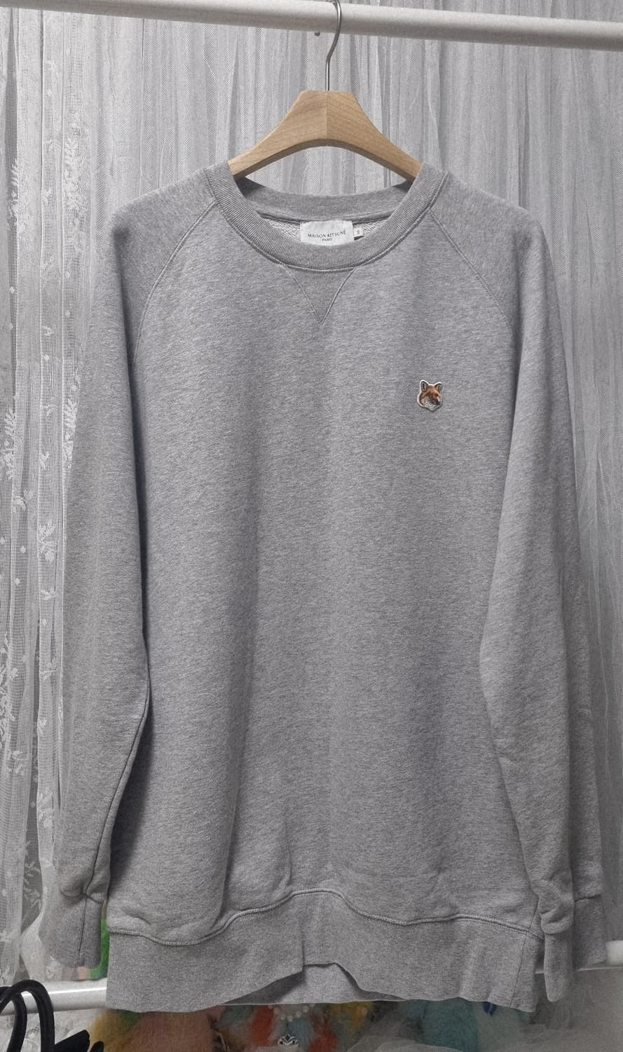 정품) 메종키츠네  폭스헤드  맨투맨  상품이미지1