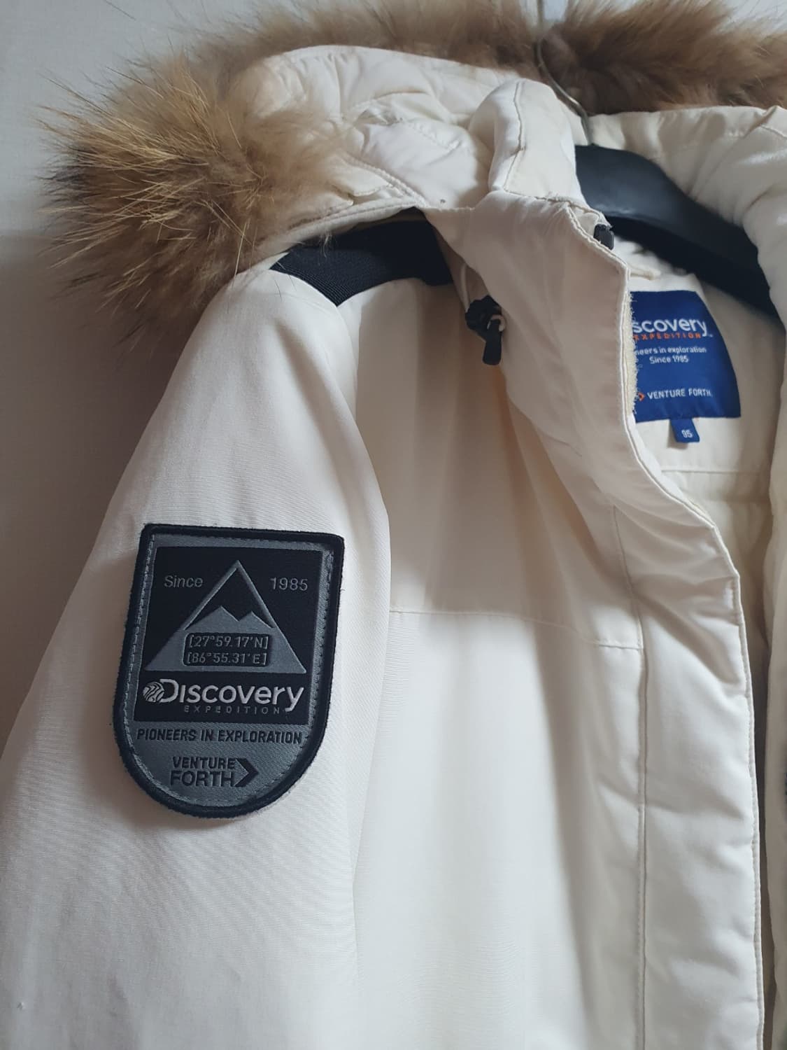 택포가 디스커버리 패딩 밀포트 구스다운패딩 아이보리 95 상품이미지6