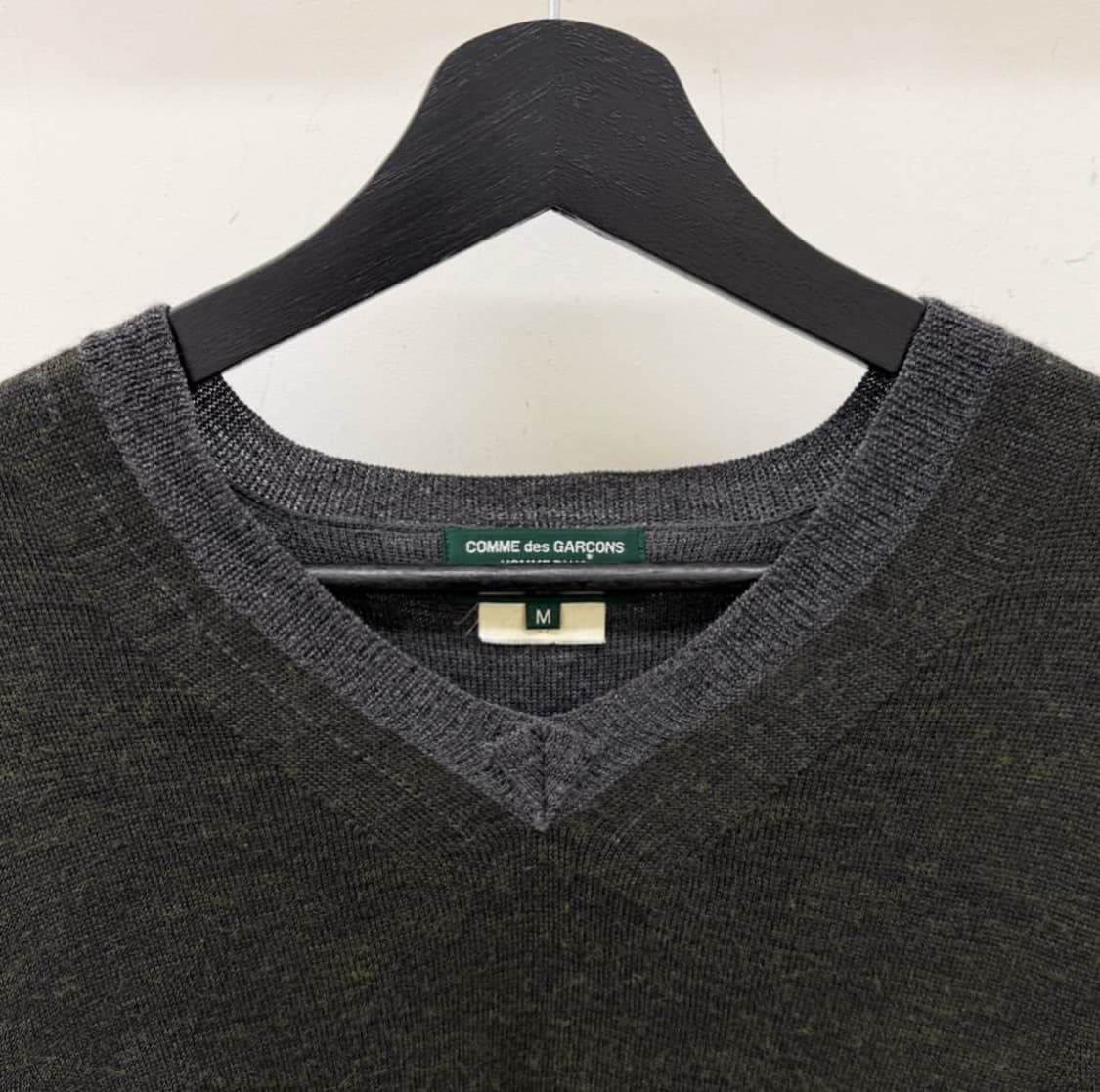 꼼데가르송 옴므플러스 에버그린 v넥 니트 상품이미지2