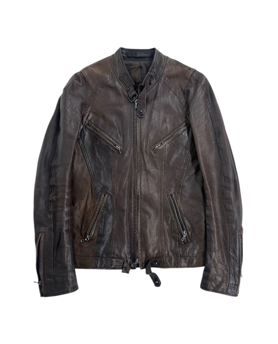 09ss 율리우스 바이커 레더 자켓 상품이미지1