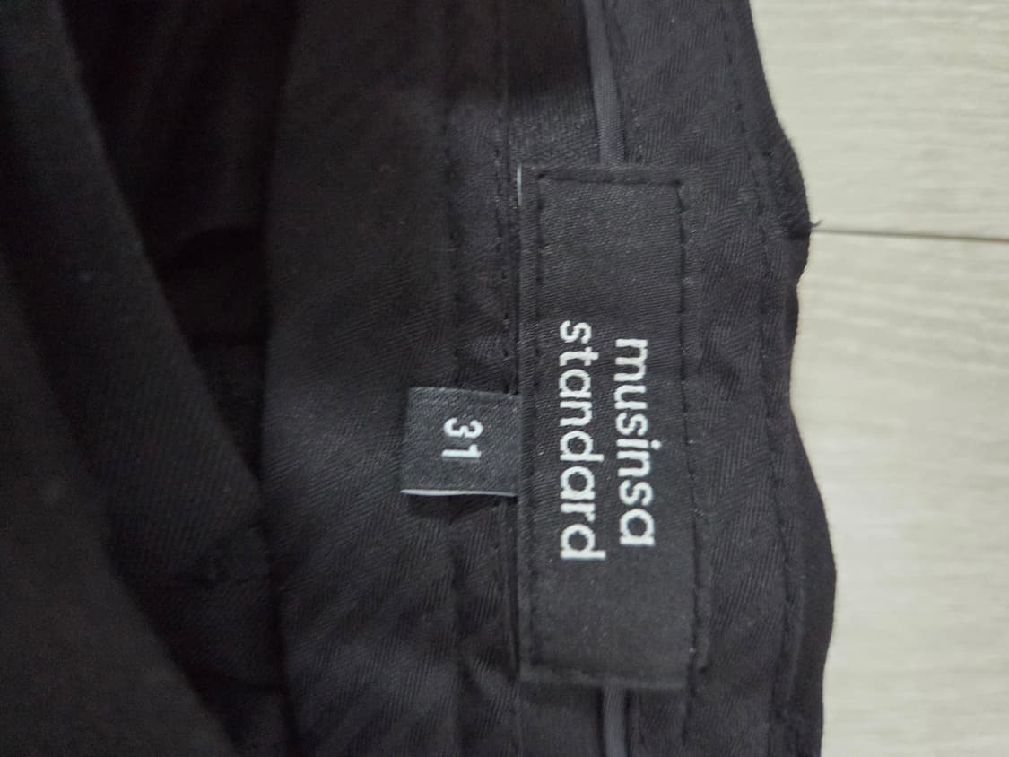 무신사스탠다드 히든밴딩세미와이드슬랙스 상품이미지2