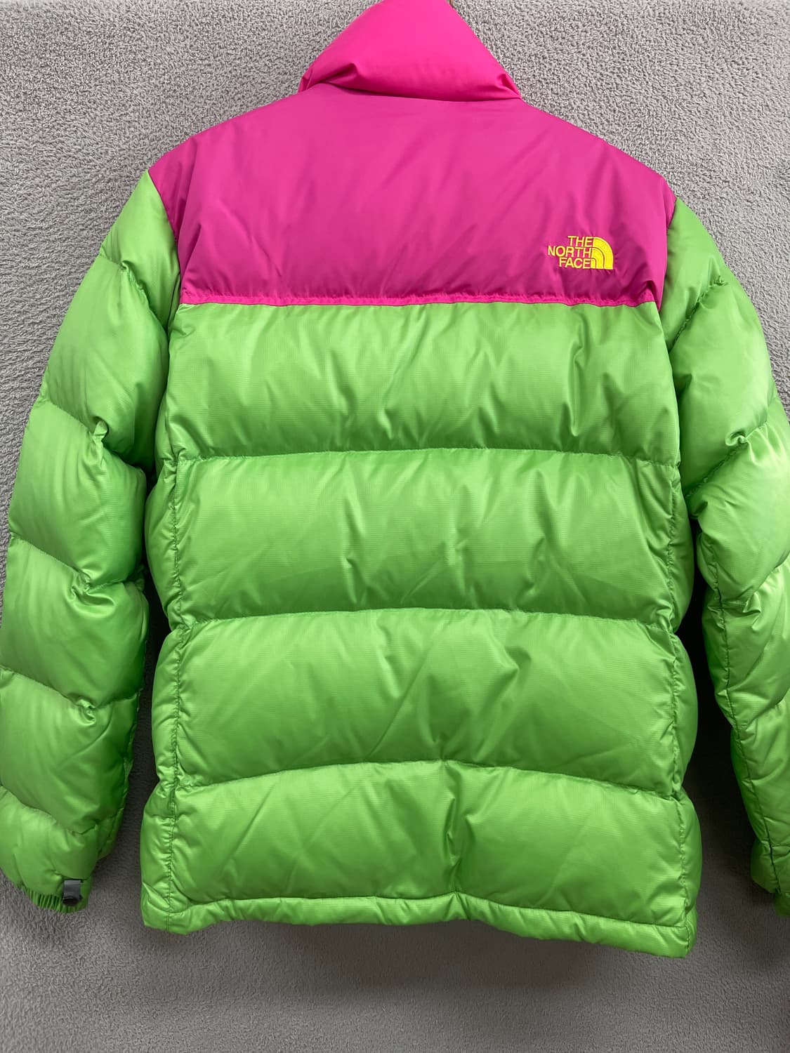 노스페이스 눕시 핑크/그린 90 size 상태 민트급 상품이미지4