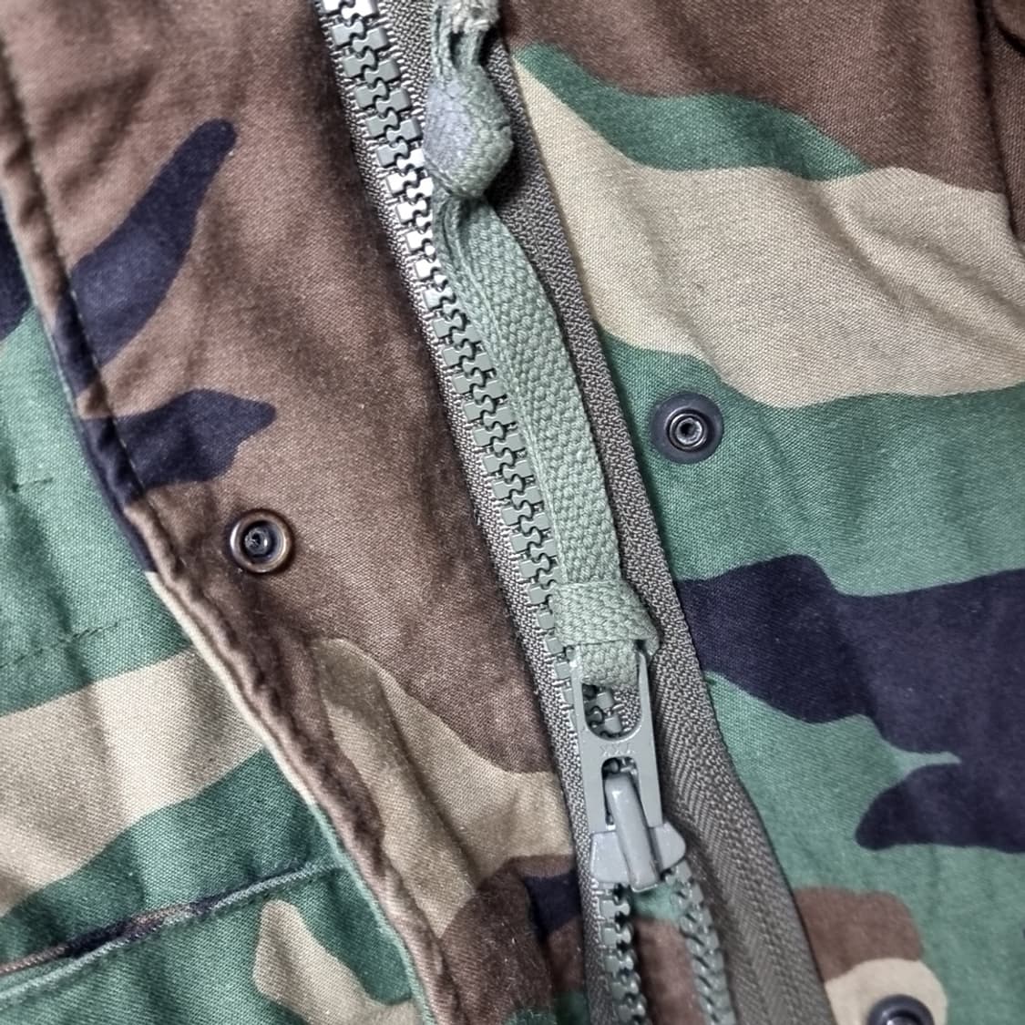 미군 오리지널 우드랜드 카모 M65 필드 자켓(스몰숏) 상품이미지10