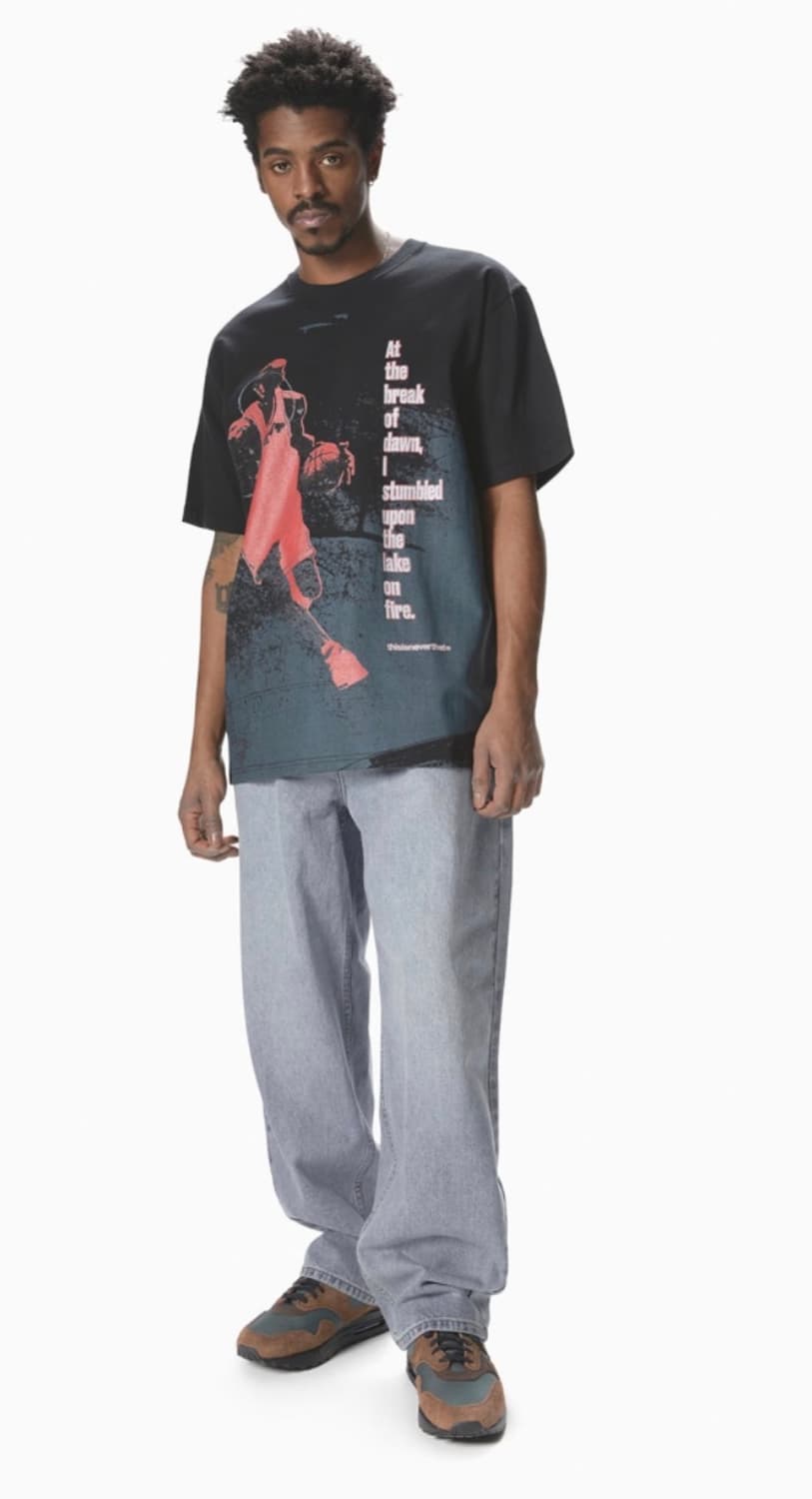 디스이즈네버댓 Relaxed jeans washed blue M 상품이미지2