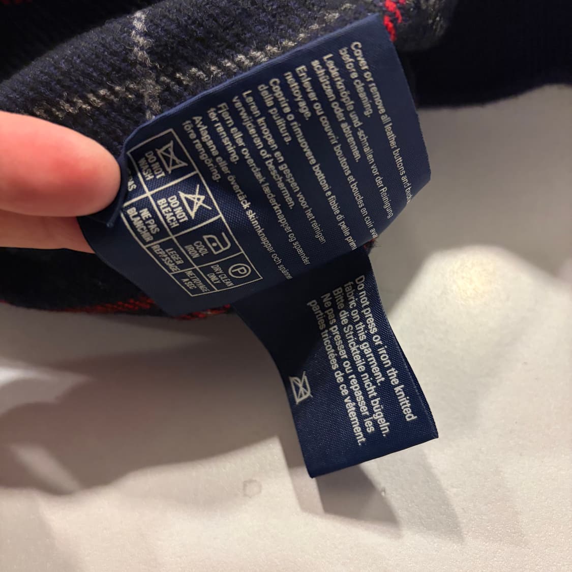 버버리 울 캐시미어 네이비 블루종 자켓 D109 상품이미지8