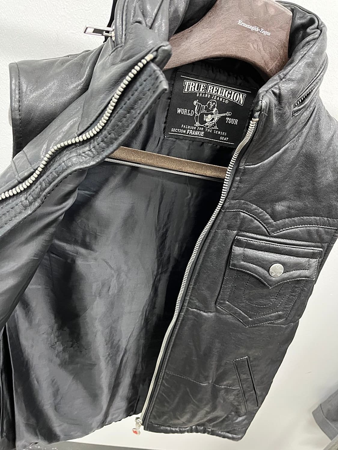 95-100) 트루릴리젼 양가죽 패딩조끼 상품이미지5