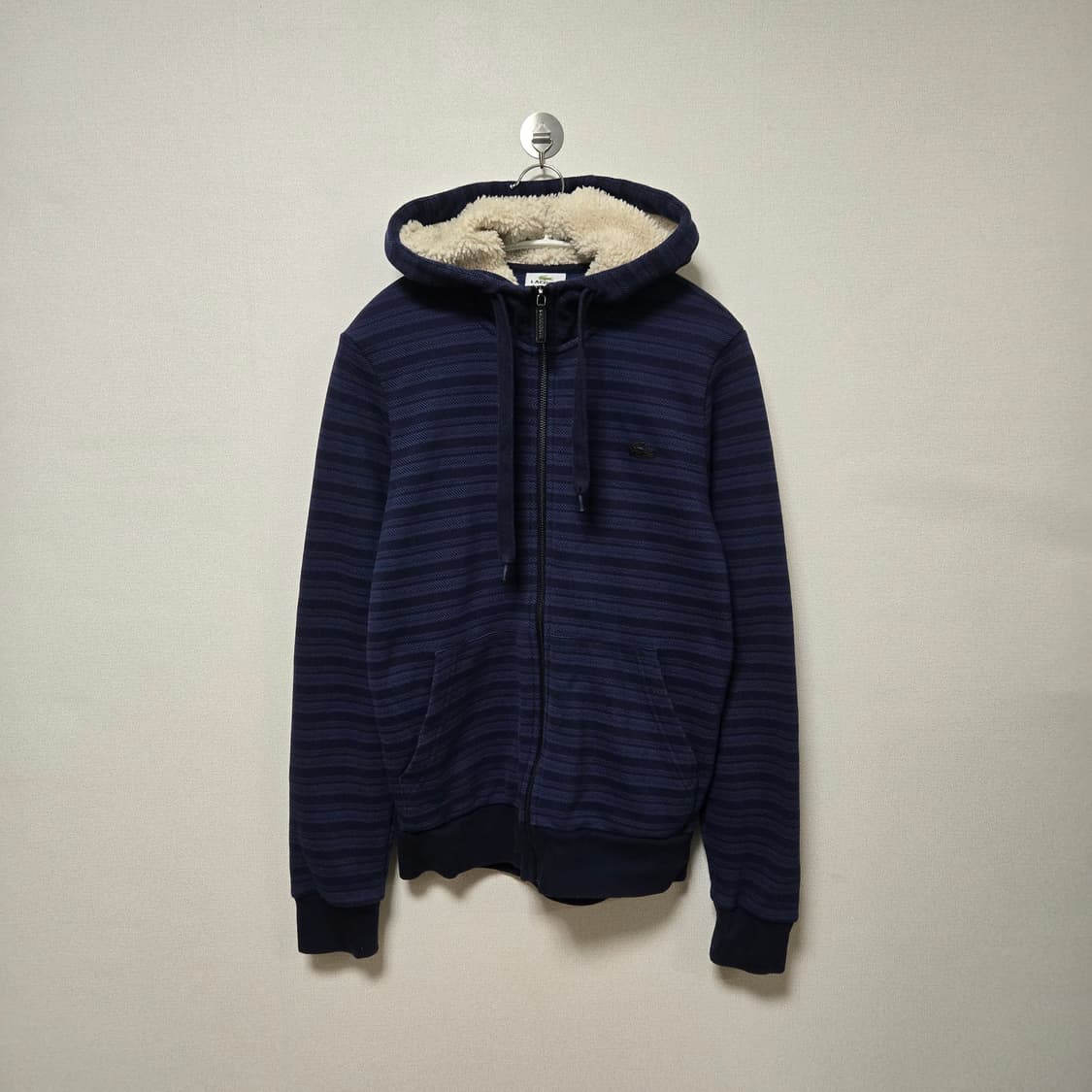 라코스테 스트라이프 후드집업 / 여성 후드집업/ 남성 후드집업  상품이미지3