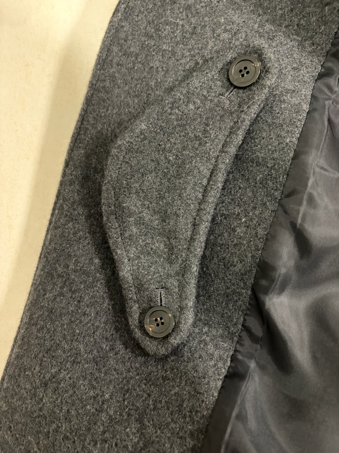 리넥츠 멜톤 울 발마칸 코트 차콜 24fw 2사이즈 상품이미지7