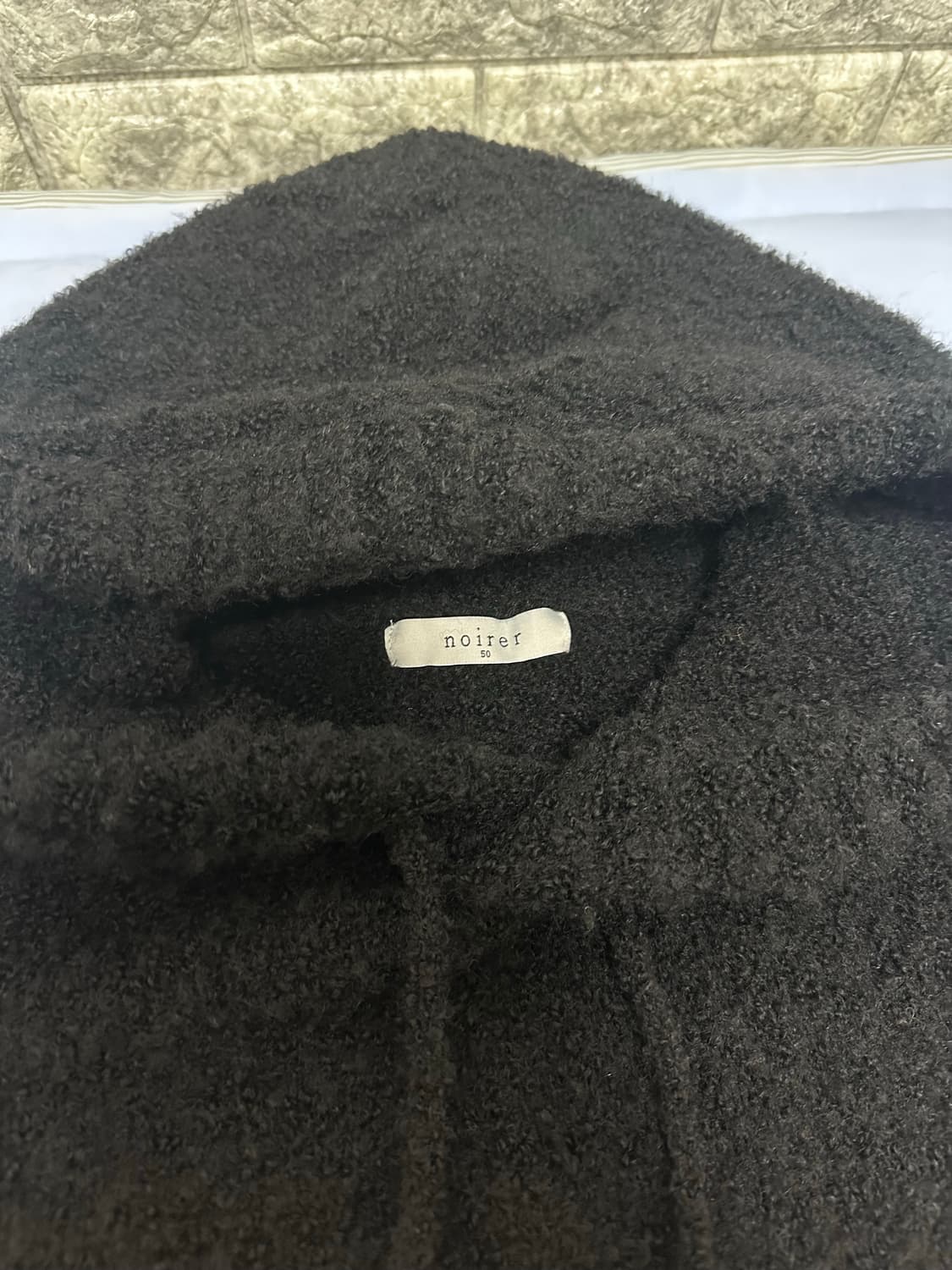 노이어 부클 후디 오버핏 스웨터 (50) 상품이미지3