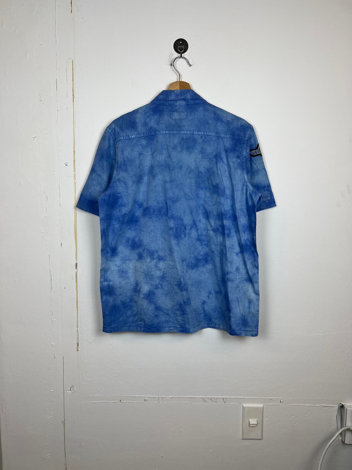 T217 JPN GRACEBLUE 패치포인트 반팔셔츠 OS 상품이미지2