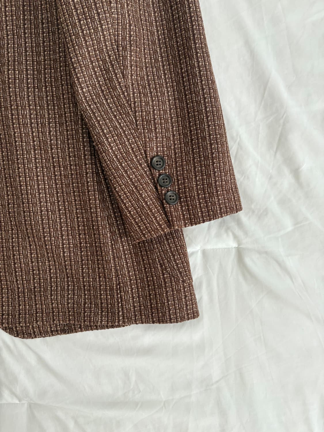 brown pattern jacket 브라운 패턴 자켓 상품이미지6