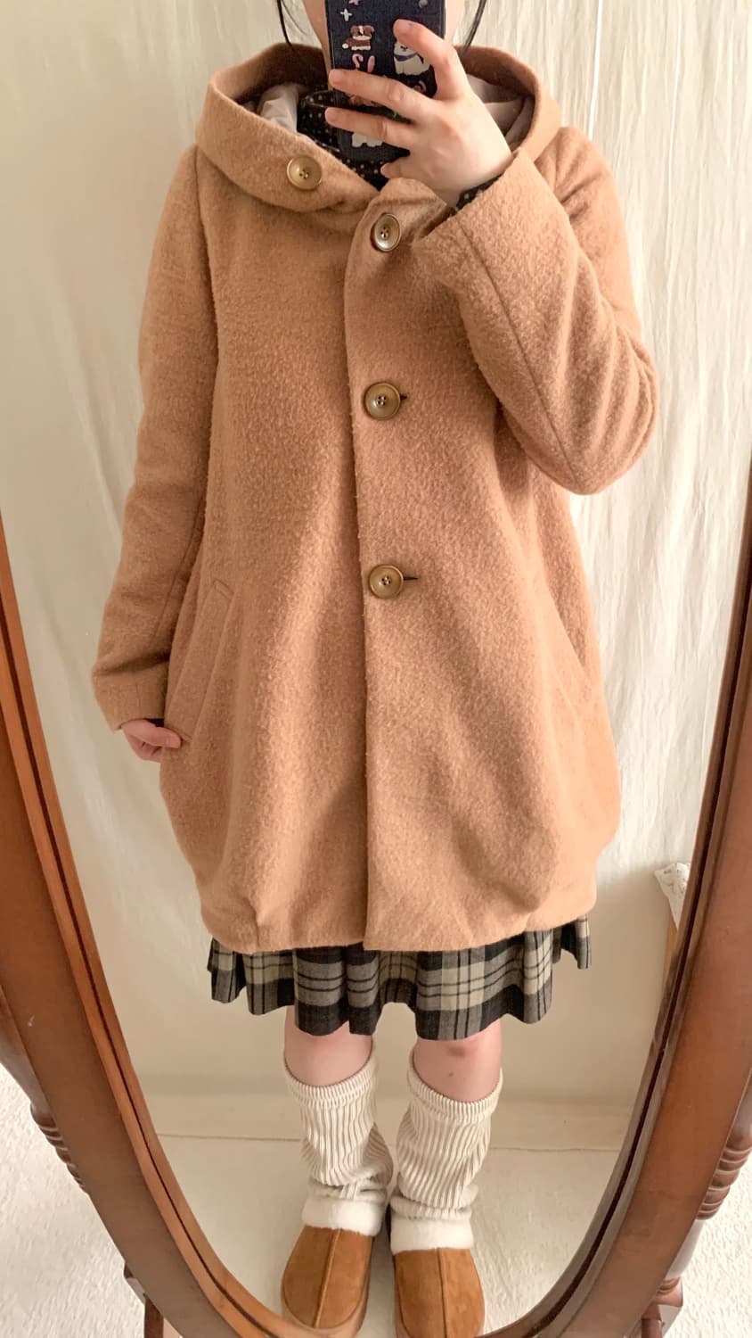 부클 벌룬 후드 코트 상품이미지2