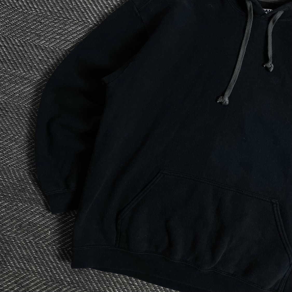 길단 USA 헤비 코튼 박시핏 미니멀 후드 티셔츠y 3184 상품이미지5