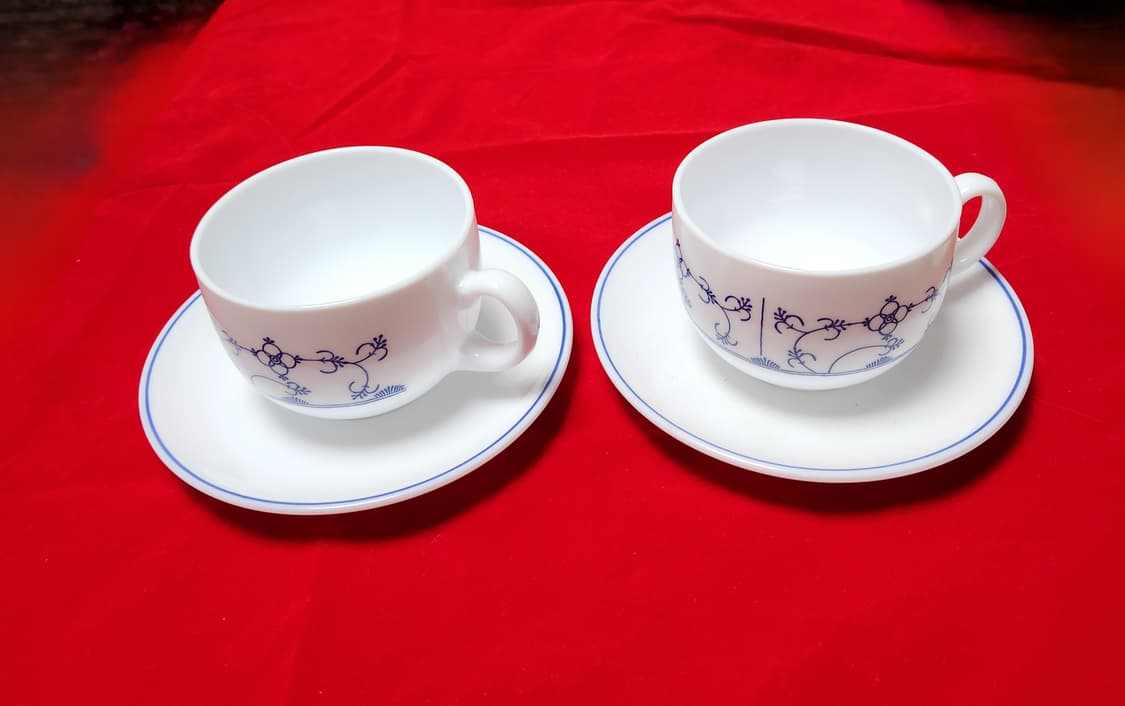 프랑스 아코팔 화이트 찻잔 세트 (2개) 상품이미지2