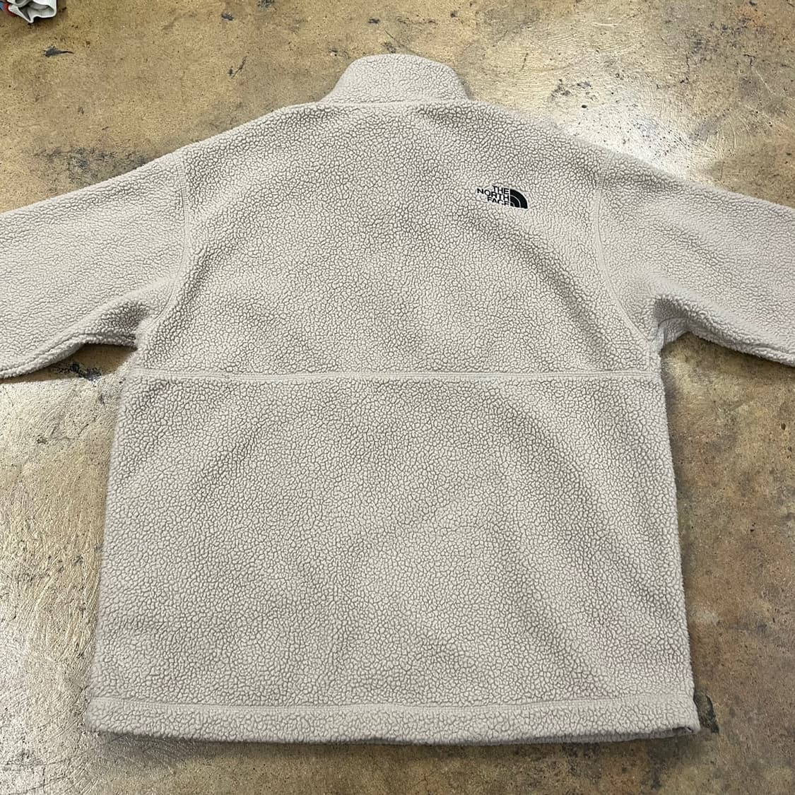 [정품/M] 노스페이스 하프집업 뽀글이 플리스 아이보리 b8 상품이미지3