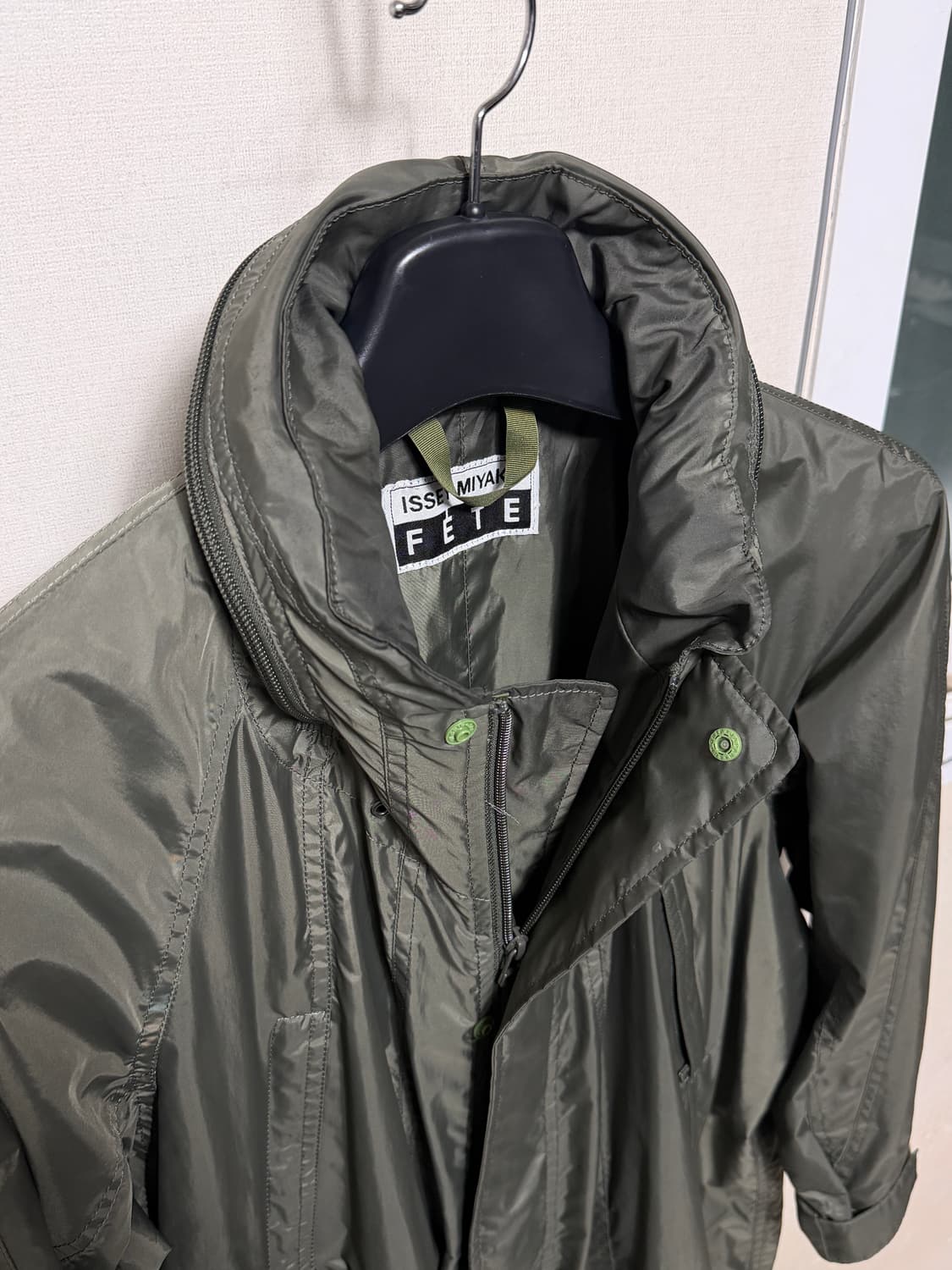 [M-L] 이세이미야케 페테 나일론 파라수트 롱 코트 상품이미지6