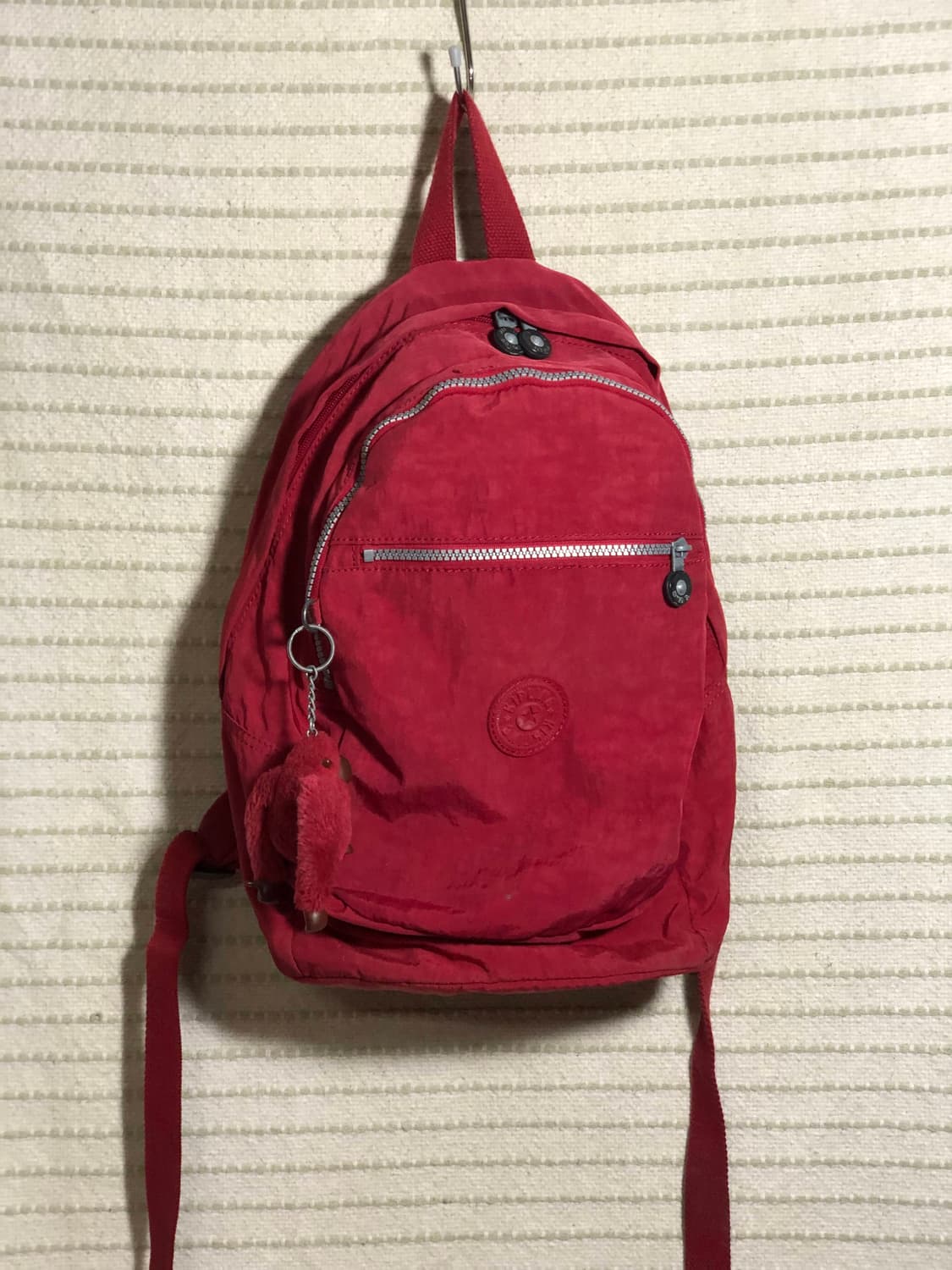 빈티지 키플링 Y2K 레드 미니 백팩 상품이미지1