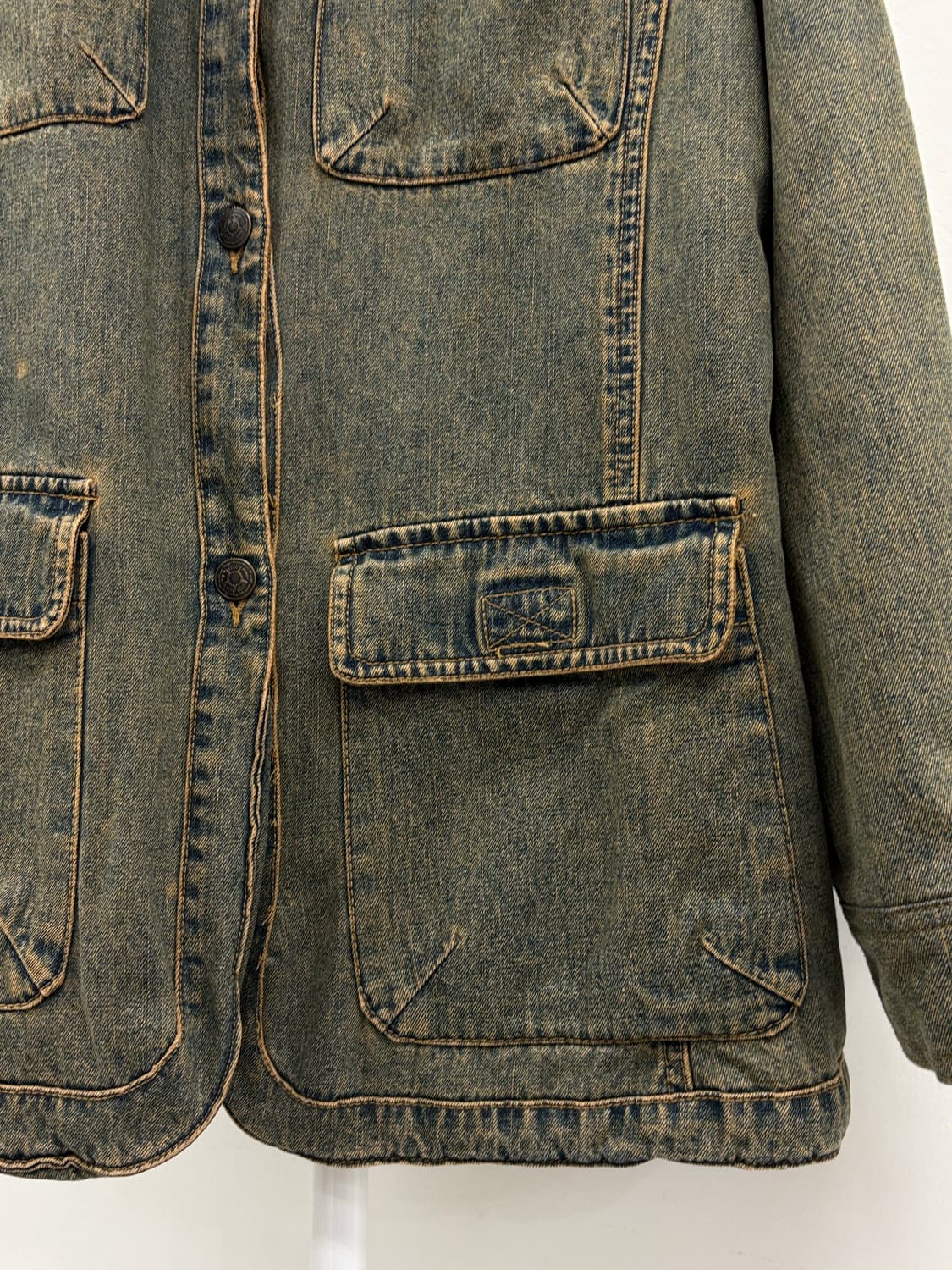 빈티지 데님 퍼 자켓 상품이미지7