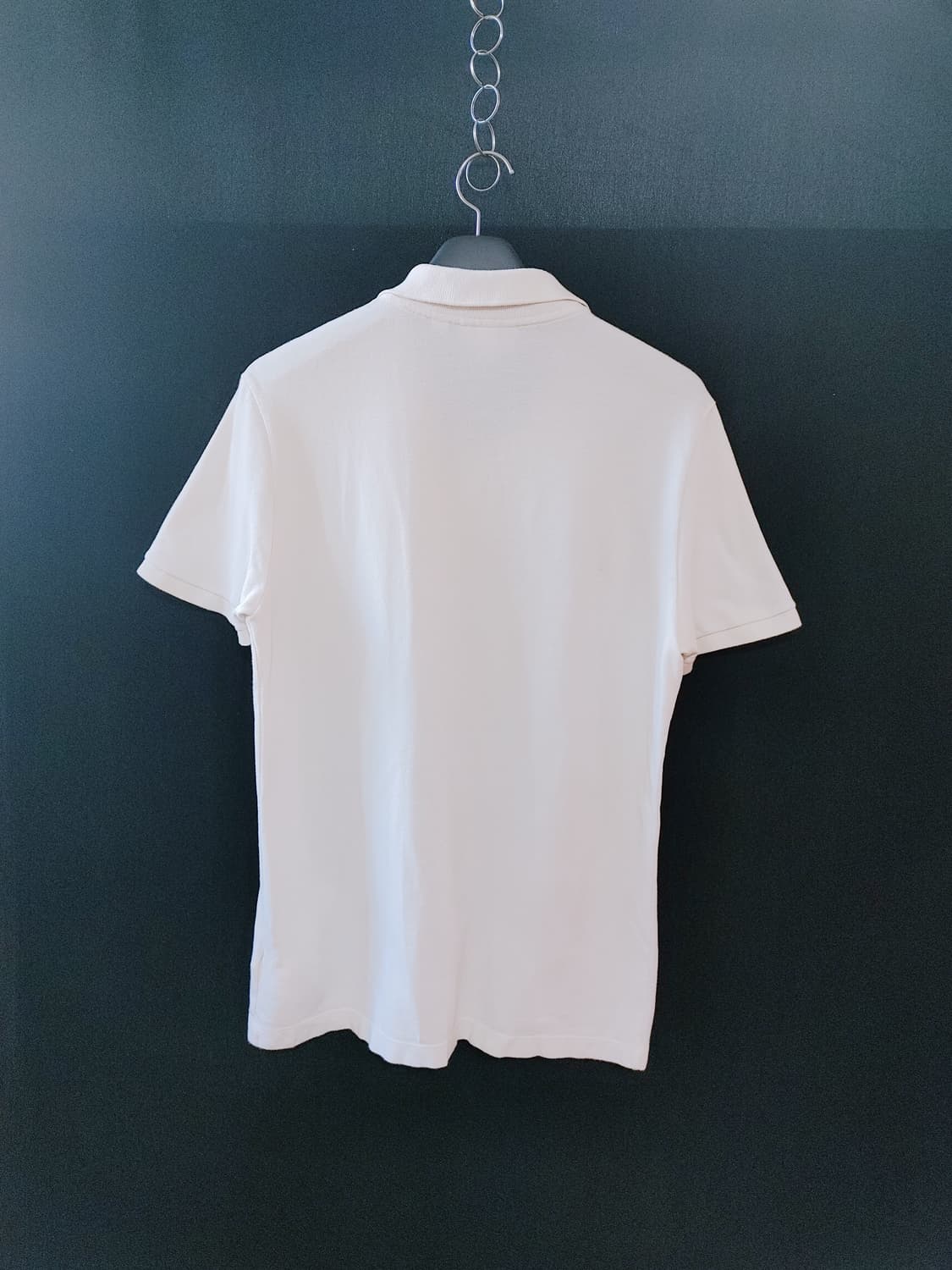 LACOSTE 라코스테 빈티지화이트 반팔카라티 상품이미지2
