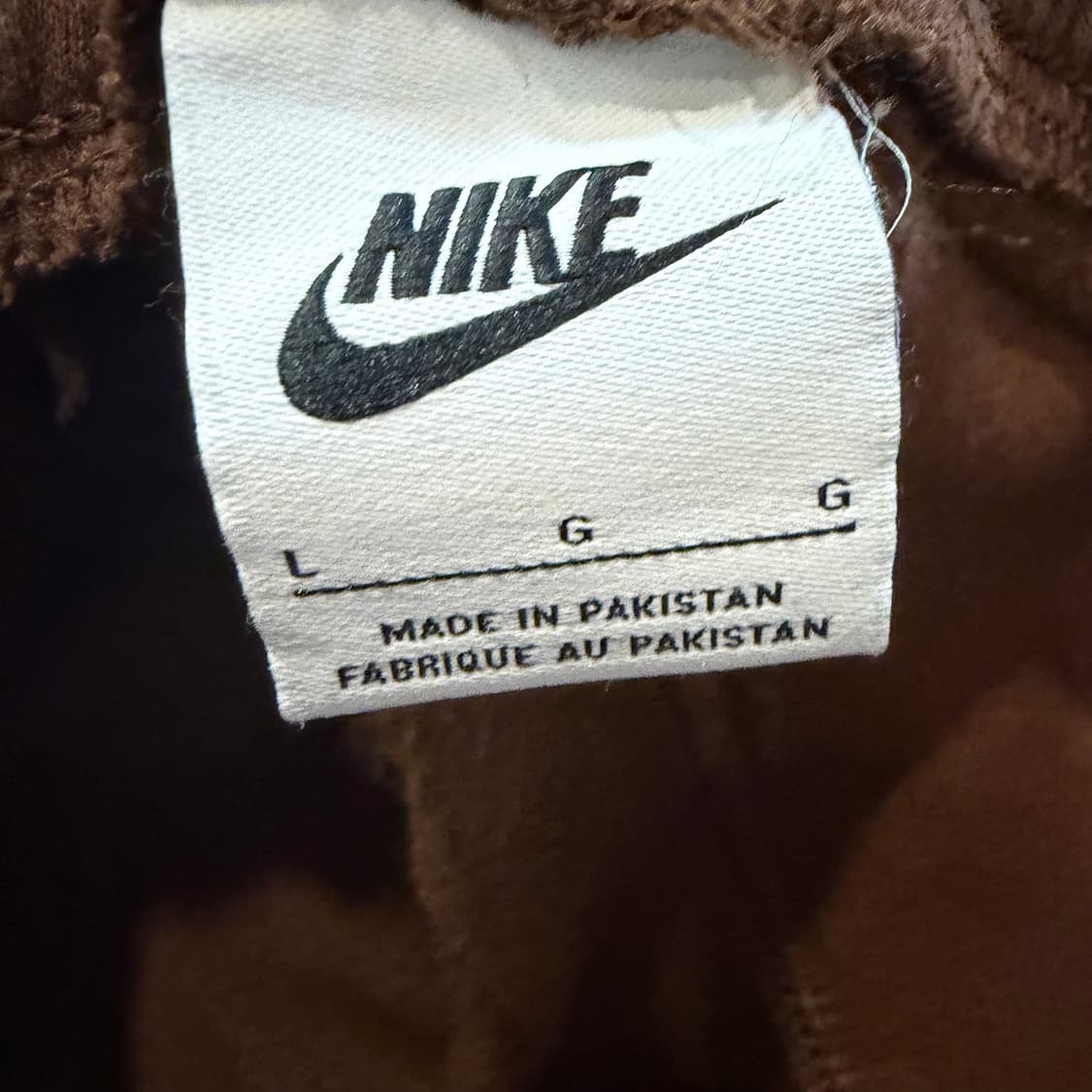 Nike 사이드 로고 브라운 조거 팬츠 상품이미지3