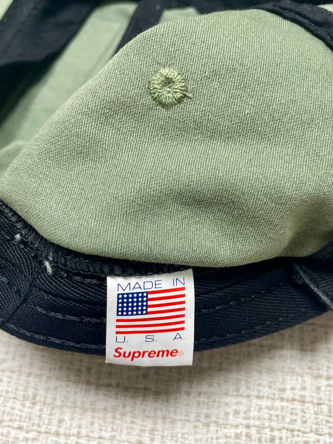 20fw 슈프림 밀리터리 캠프캡 올리브 상품이미지4