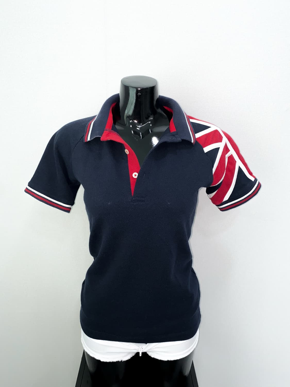Union Jack Asymmetric Polo Shirt 상품이미지1