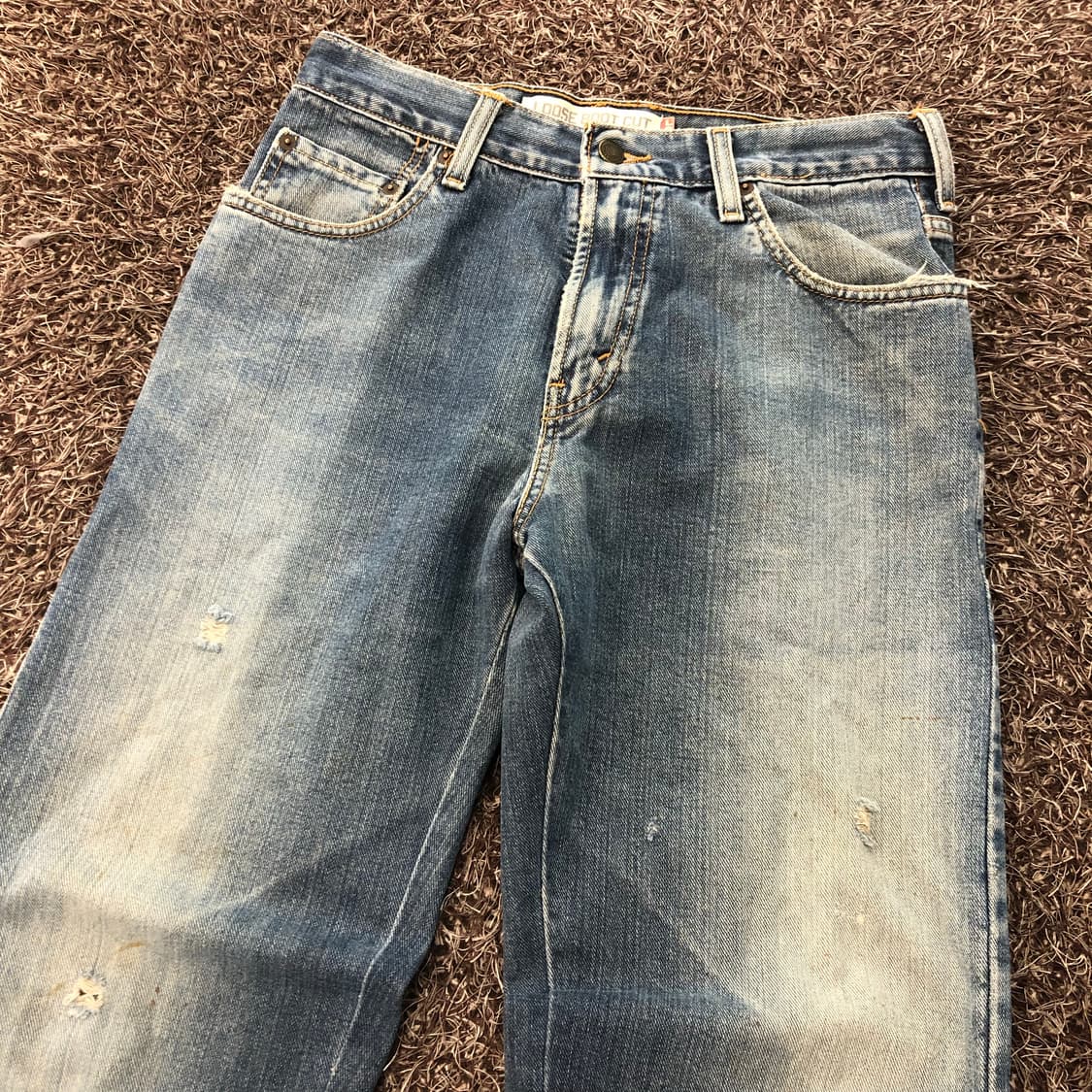 리바이스 567 부츠컷 워싱 디스 데님 팬츠 상품이미지3