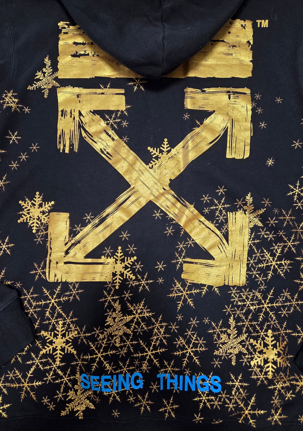 오프화이트 스노우 플레이크 후드티 상품이미지3