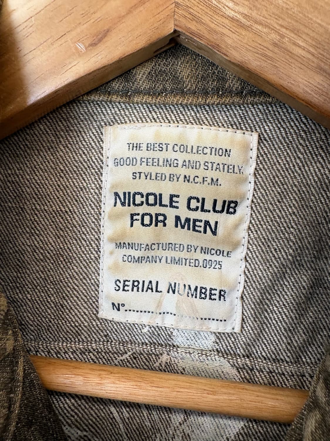 니콜클럽 빈티지 워시드 바이커 자켓 상품이미지8