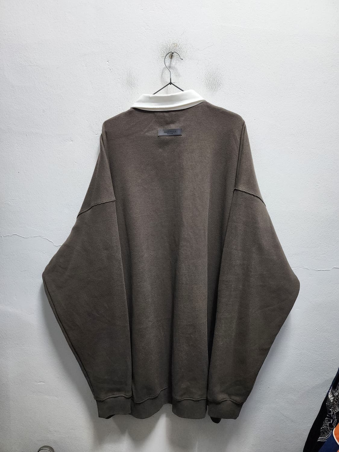 (빅사이즈) 에센셜 와플 헨리 럭비티 XL 상품이미지3