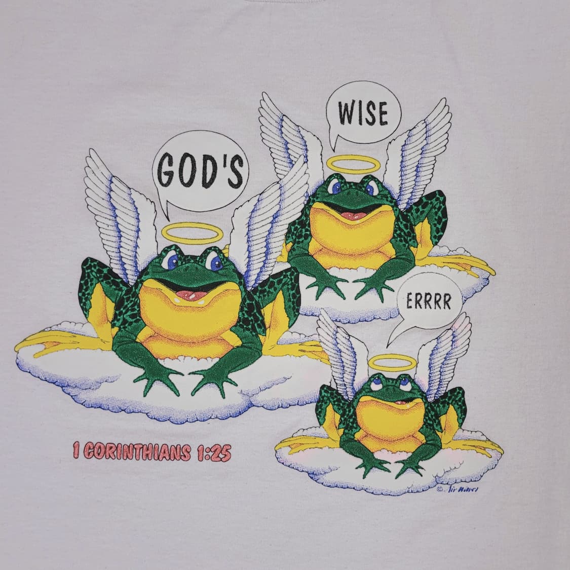90s God's Wiser 버드와이저 패러디 티셔츠 (빈티지 밴드티) 상품이미지2