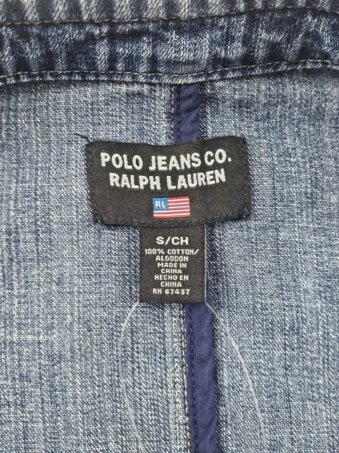 폴로 진스 컴퍼니 포켓 유틸리티 데님 자켓 ( S ) / 7986 상품이미지8