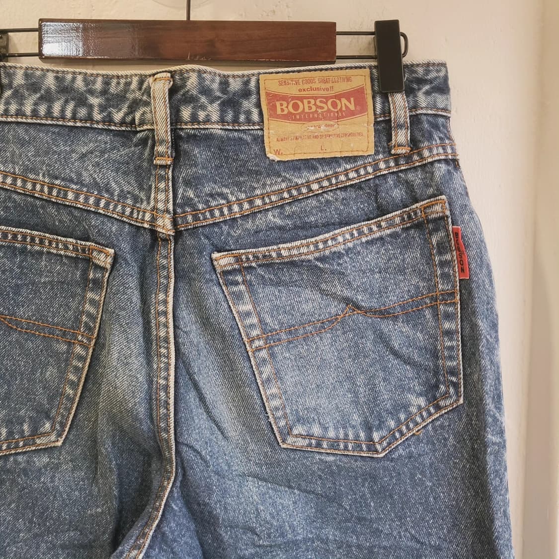 Bobson 빈티지워싱 데님팬츠 상품이미지2