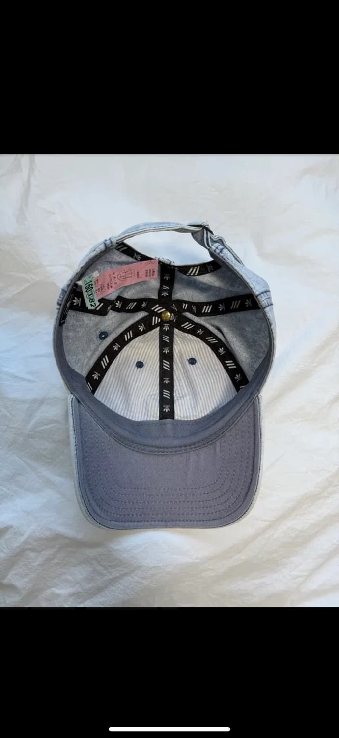 아디다스 빈티지 데님 볼캡 연청 상품이미지5