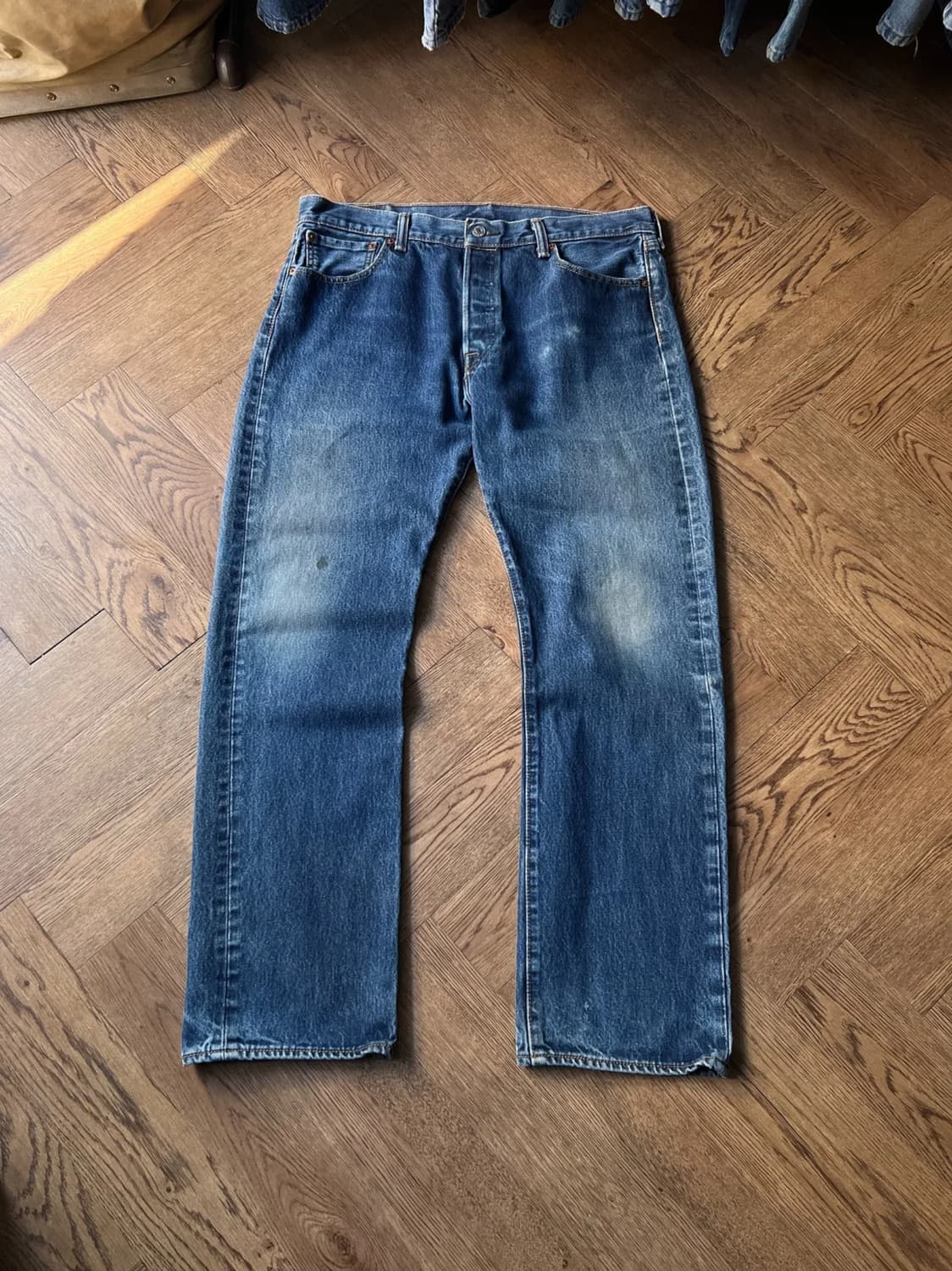 [36]리바이스 501 빈티지 워싱 데님 팬츠 상품이미지1