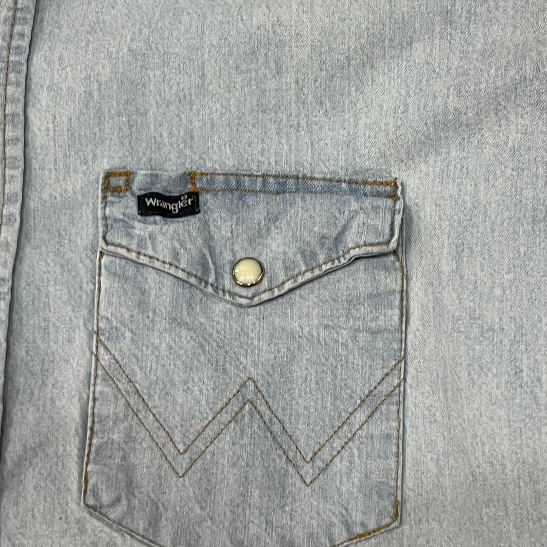  랭글러 웨스턴 데님 셔츠 y14648 상품이미지4