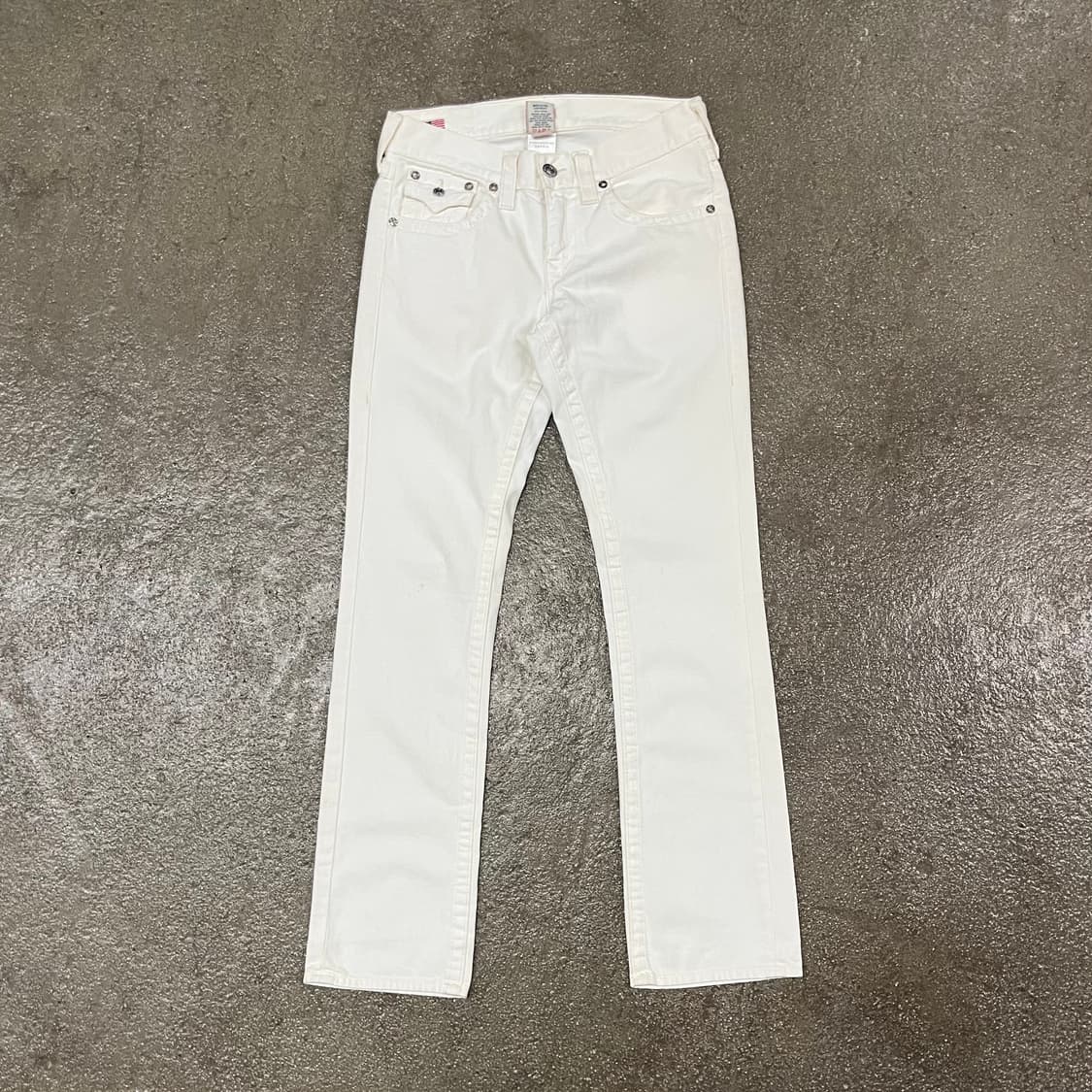 트루릴리젼 스트레이트핏 화이트진 (31“) 상품이미지3