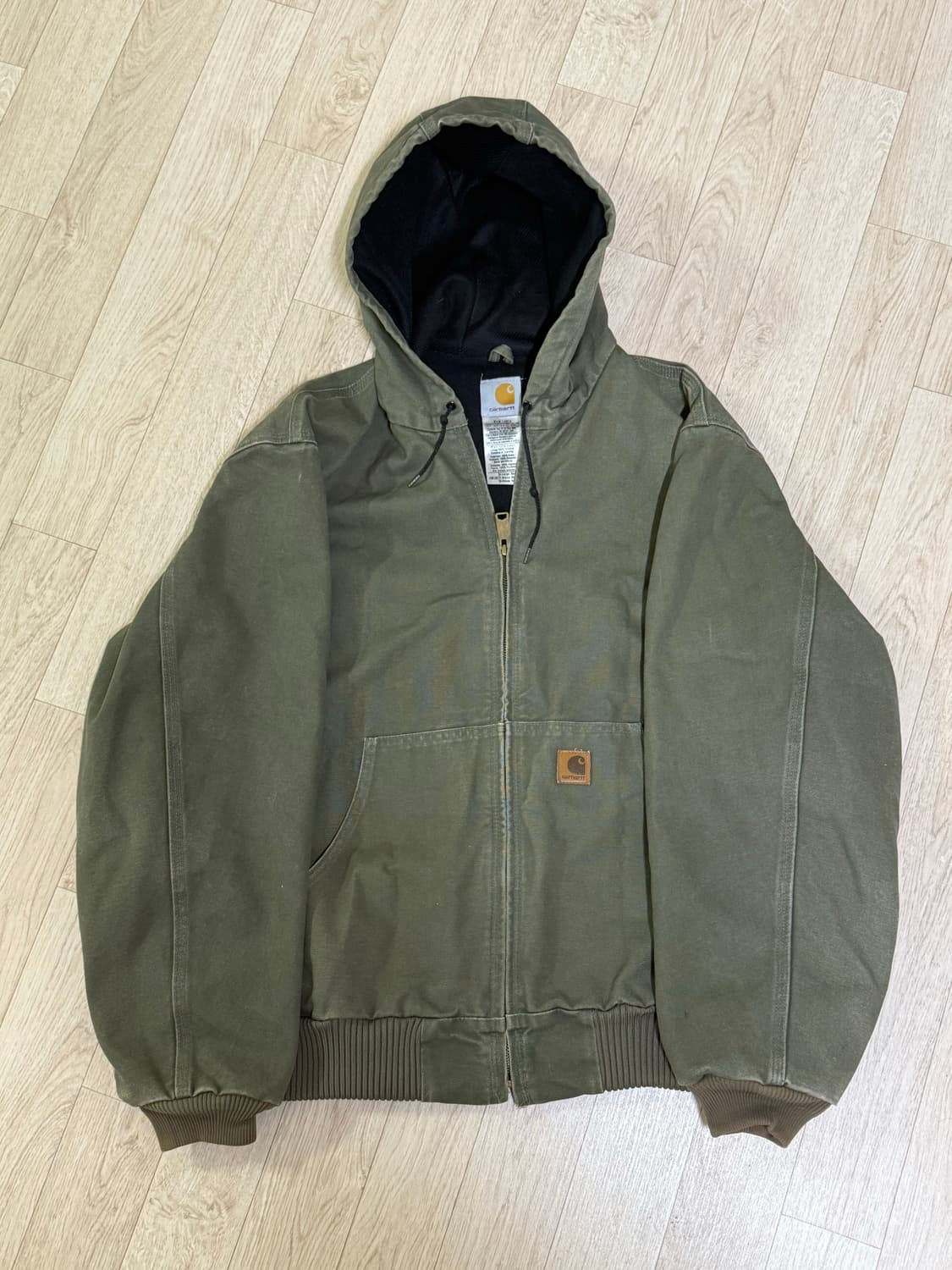 XL) 칼하트 워크자켓 j168 덕 캔버스 후드집업 상품이미지1