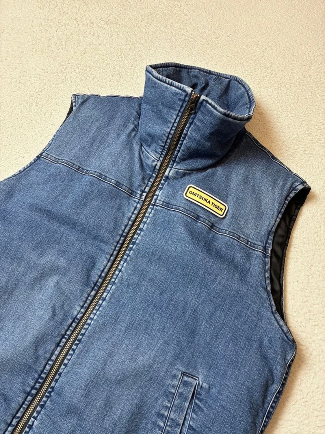 오니츠카타이거 19AW 피그먼트 데님 베스트 PN7586 상품이미지2