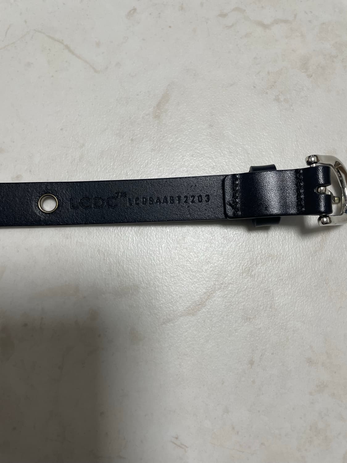 [10th REORDER] EYELET LEATHER BELT 상품이미지3