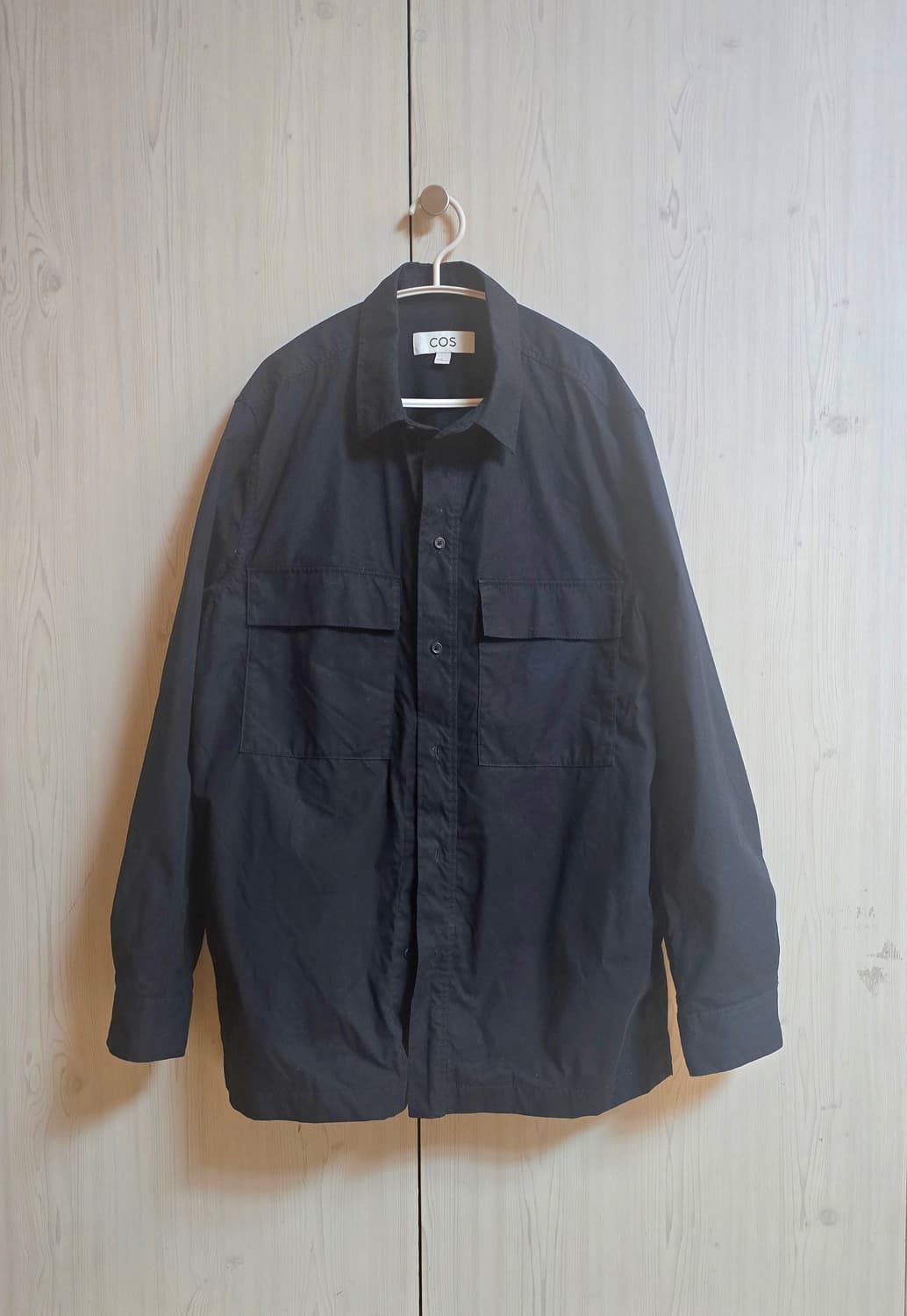 코스 cos 블랙 셔츠 자켓 105 상품이미지1