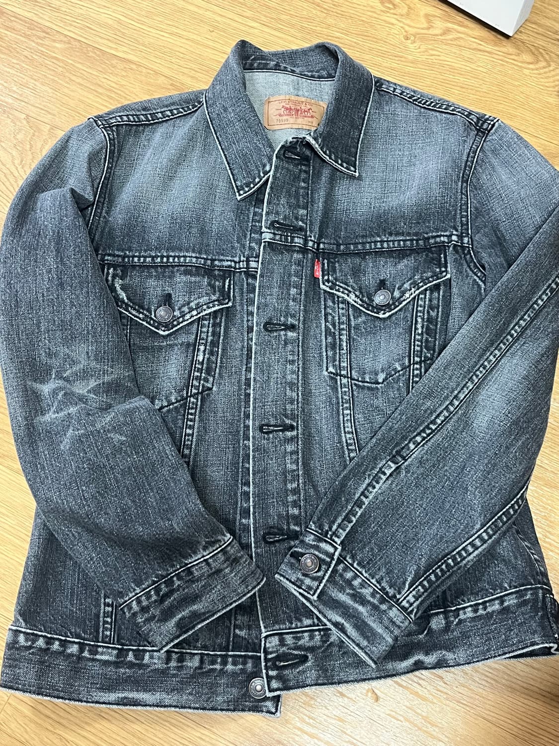 리바이스 흑청 트러커 m 상품이미지6