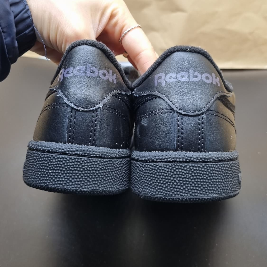 리복 클럽 C 85 블랙 스니커즈 240 상품이미지4