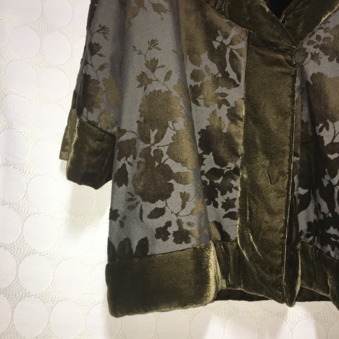 Kenzo 플로럴 벨벳 코트 상품이미지5