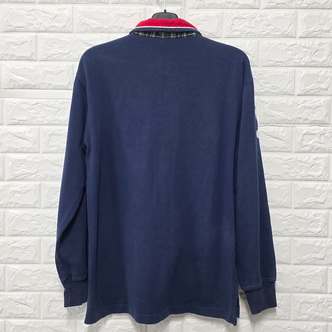 택포_ 폴로 랄프로렌 럭비 롱슬리브 XXL 네이비 상품이미지4