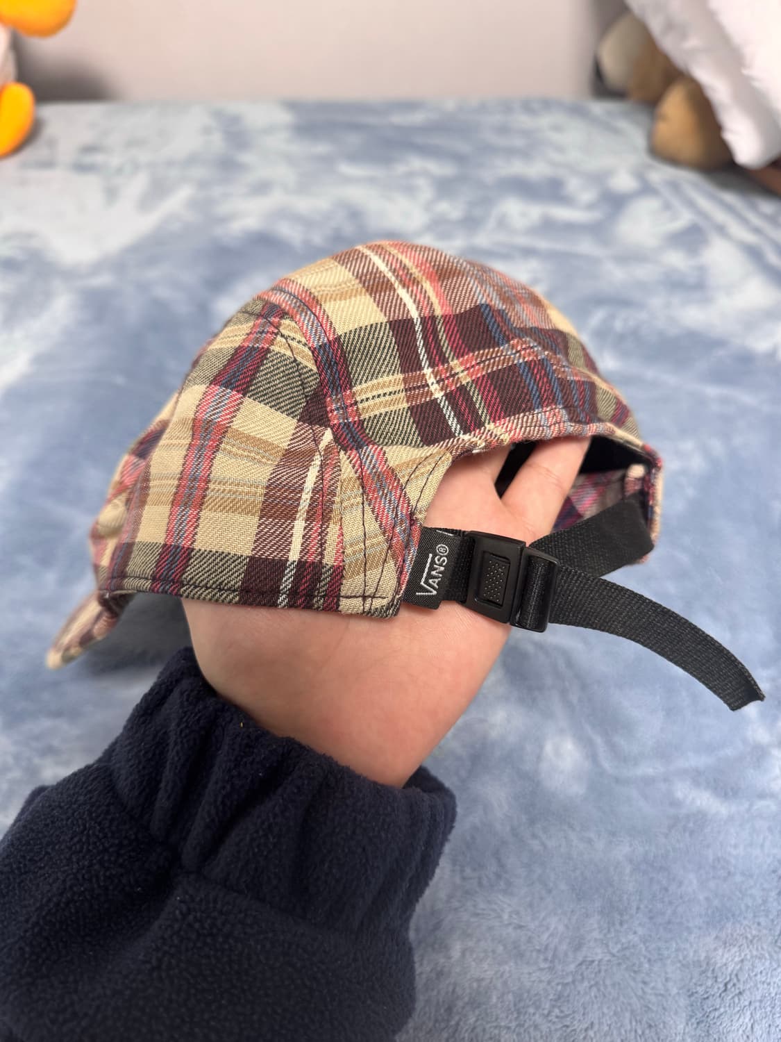 반스 빈티지 타탄체크 볼캡 상품이미지5
