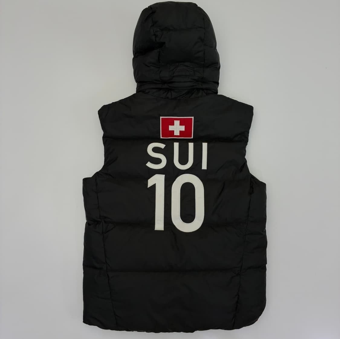 폴로 랄프로렌 자수 스위스 블랙 푸퍼 베스 트 패딩 상품이미지3